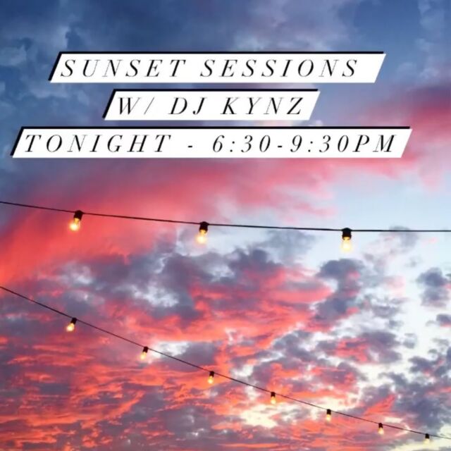 The weather is perfect so why not join us on the rooftop and enjoy @djkynz setting a vibe from 6:30-9:30! See you soon!