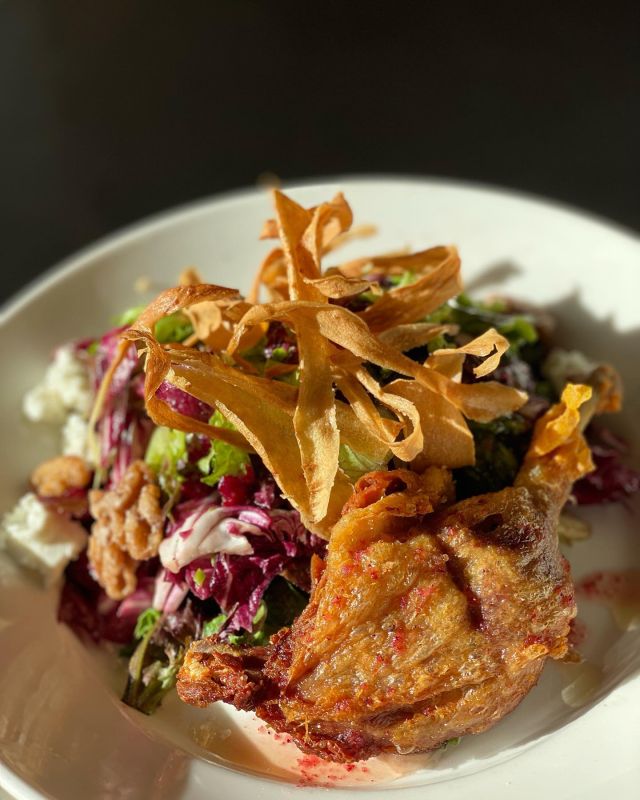 Stop in for dinner this evening on this rainy day and let us help make your evening a lovely one. If you haven’t tried this incredible new duck salad, maybe tonight is the night. 😉⭐️