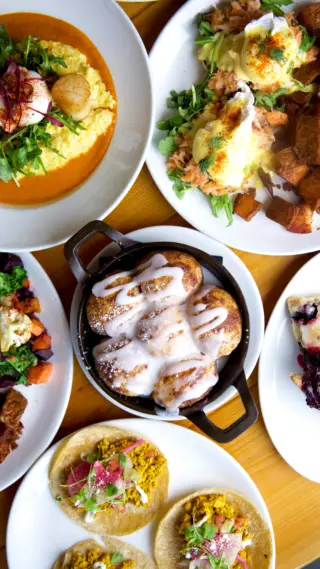 Sunday Brunch is where it’s at! With Easter right around the corner, why not make plans to try our new brunch items. We’ve got some incredible new dishes that you have to try! 

Easter Brunch will also feature a special dish to celebrate the day. 

Koji marinated pork loin, creamed corn grits, collared greens, red eye gravy, and fermented green tomato salsa.