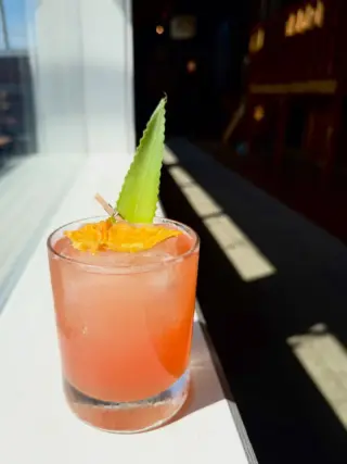 Sneaky peaky!!!! A new one on the menu starting Tuesday! Oh Mai Guava is giving serious warm weather vibes! Rum, Rhum Agricole, Guava, Pineapple, Aperol, and Almond. Yum yum!