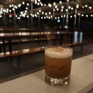 For the rooftop screening of “Goonies” tonight we’ve got a drink special for you to enjoy! 
Chunks Sundae -  Bourbon, creme de cacao, Demerara, coconut/oat milk blend, heavy cream float with chocolate shavings 

See you tonight! The movie starts around 8!