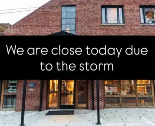 Currently we are without power and will be closed for the day. Stay tuned.