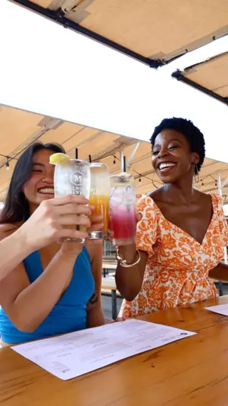 Summer hits better with a Hard Seltzer

3 refreshing flavors:
BLUE INDIGO - Blueberry, Basil, and lemon
THE MULLIGAN - Paris Black tea and house lemonade
STONE FRUIT - Apricot and peach 

Our Seltzer is crafted in house by our brewmaster @hawbrewer
