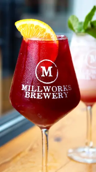 Perfectly refreshing for these hot Summer days. 
Find “LET THE BEET DROP” on our Mocktail menu. It’s made with fresh orange, lemon, and beet juice, ginger, and carbonation