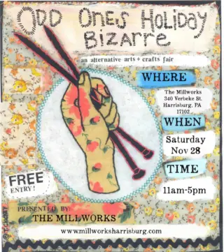 Call for vendors for The Odd Ones Holiday Bizarre on November 28th! Join us for our fun filled annual tradition on Small Business Saturday! 

Our vendors will be set up throughout the building for our guests to shop for one-of-a-kind, handcrafted items for the holiday season!

Vendor applications are due by October 1, and we will be notifying all applicants by October 5th if they are accepted. Apply with the link in our bio!