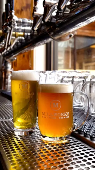 The beer is always flowing here at The Millworks.
